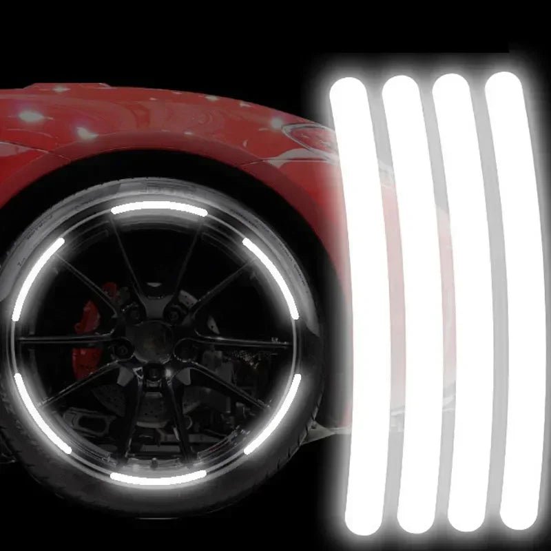 Reflective Car Wheel Hub Stripe Stickers - Onlytenbucks.com