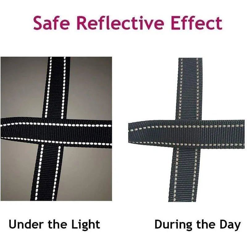 Reflective Pet Leash – Adjustable Polyester Lead Strap - Onlytenbucks.com