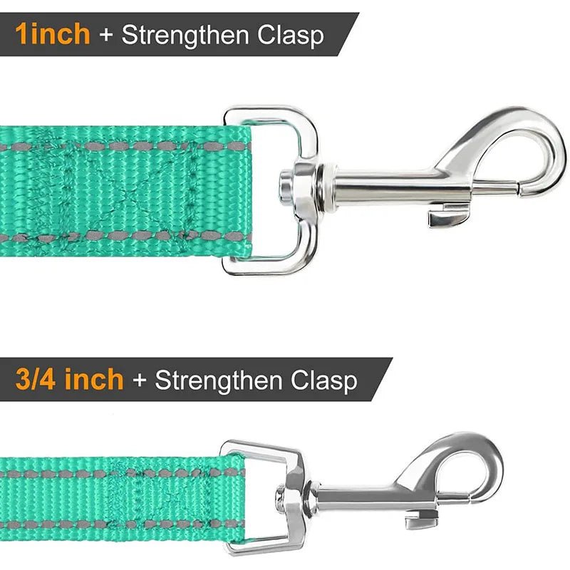 Reflective Pet Leash – Adjustable Polyester Lead Strap - Onlytenbucks.com