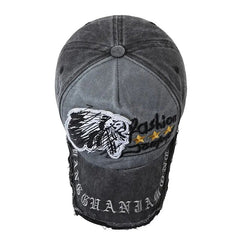 Retro Distressed Letter Embroidery Baseball Cap - Onlytenbucks.com