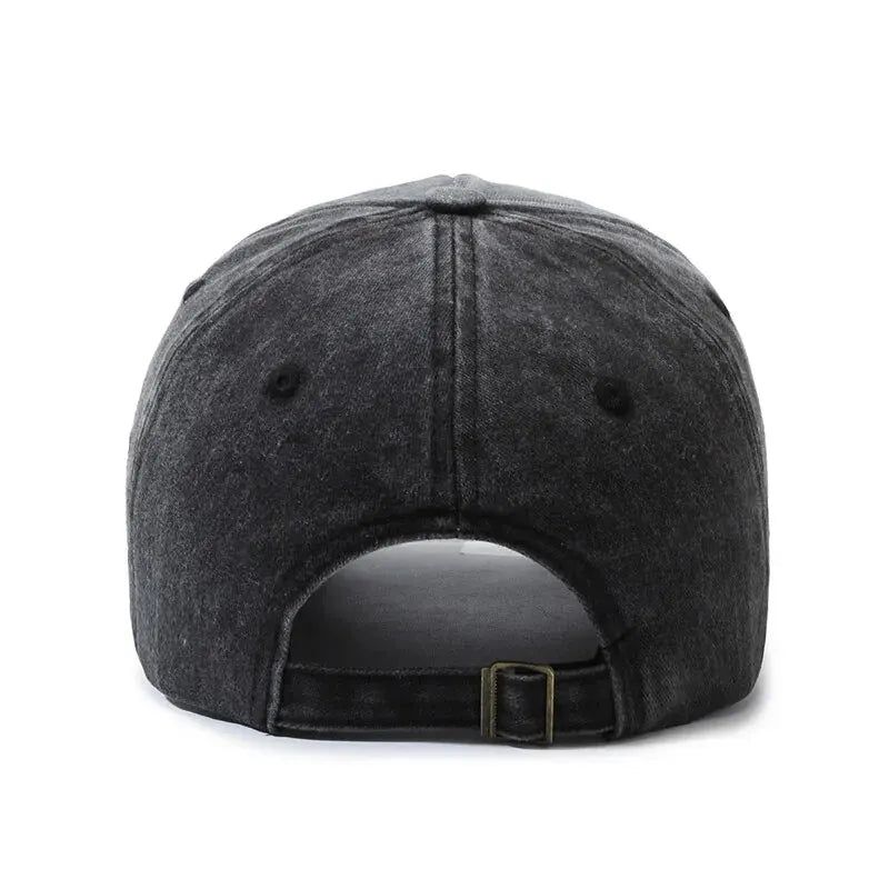 Retro Distressed Letter Embroidery Baseball Cap - Onlytenbucks.com