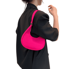 Retro Leisure Half Moon Shoulder Handbag - Onlytenbucks.com