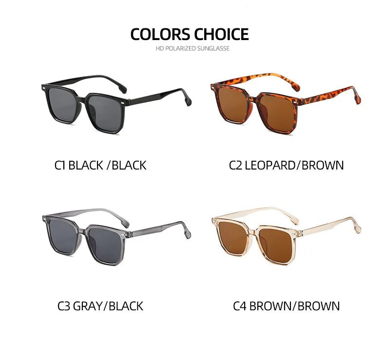 Retro Square Sunglasses – UV400 Classic Eyewear - Onlytenbucks.com