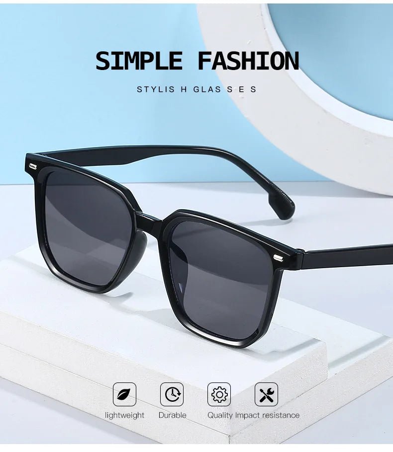 Retro Square Sunglasses – UV400 Classic Eyewear - Onlytenbucks.com