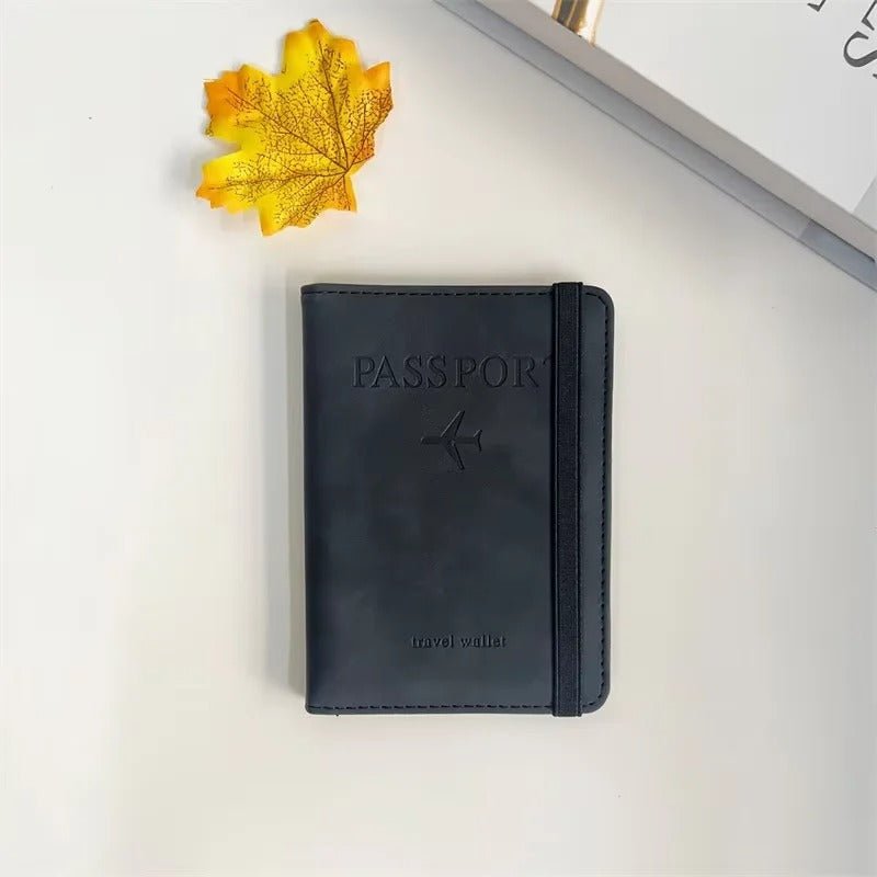 RFID Vintage PU Leather Passport Holder – Multi-Function Travel Wallet - Onlytenbucks.com