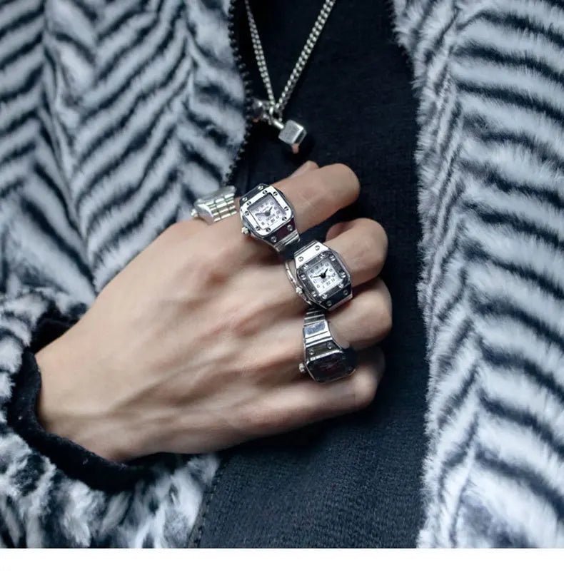 Roman Numeral Punk Gothic Finger Clock Jewelry - Onlytenbucks.com
