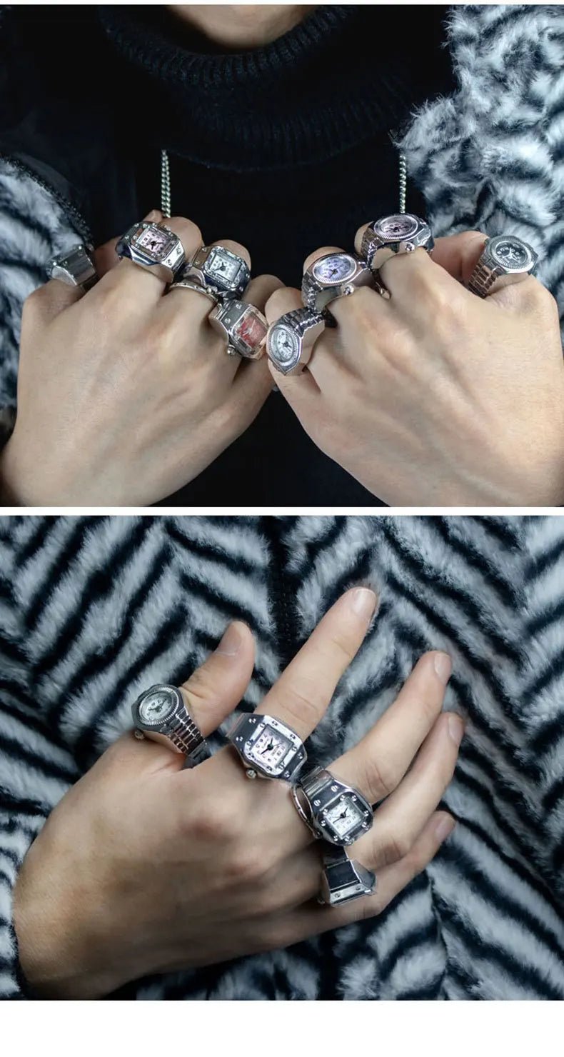 Roman Numeral Punk Gothic Finger Clock Jewelry - Onlytenbucks.com