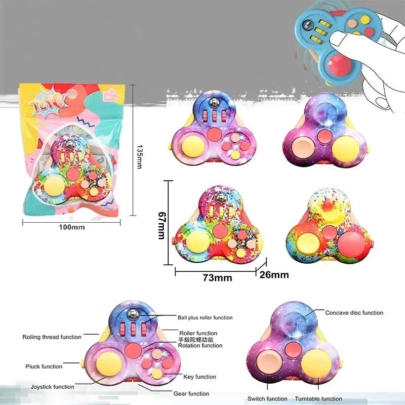 Rotating Magic Bean Fidget Toy – Stress Relief & Educational Puzzle - Onlytenbucks.com