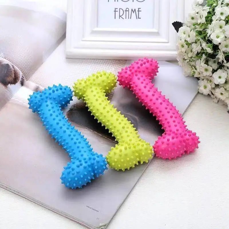 Rubber Chew Toy for Small Dogs – Durable Bite - Resistant - Onlytenbucks.com