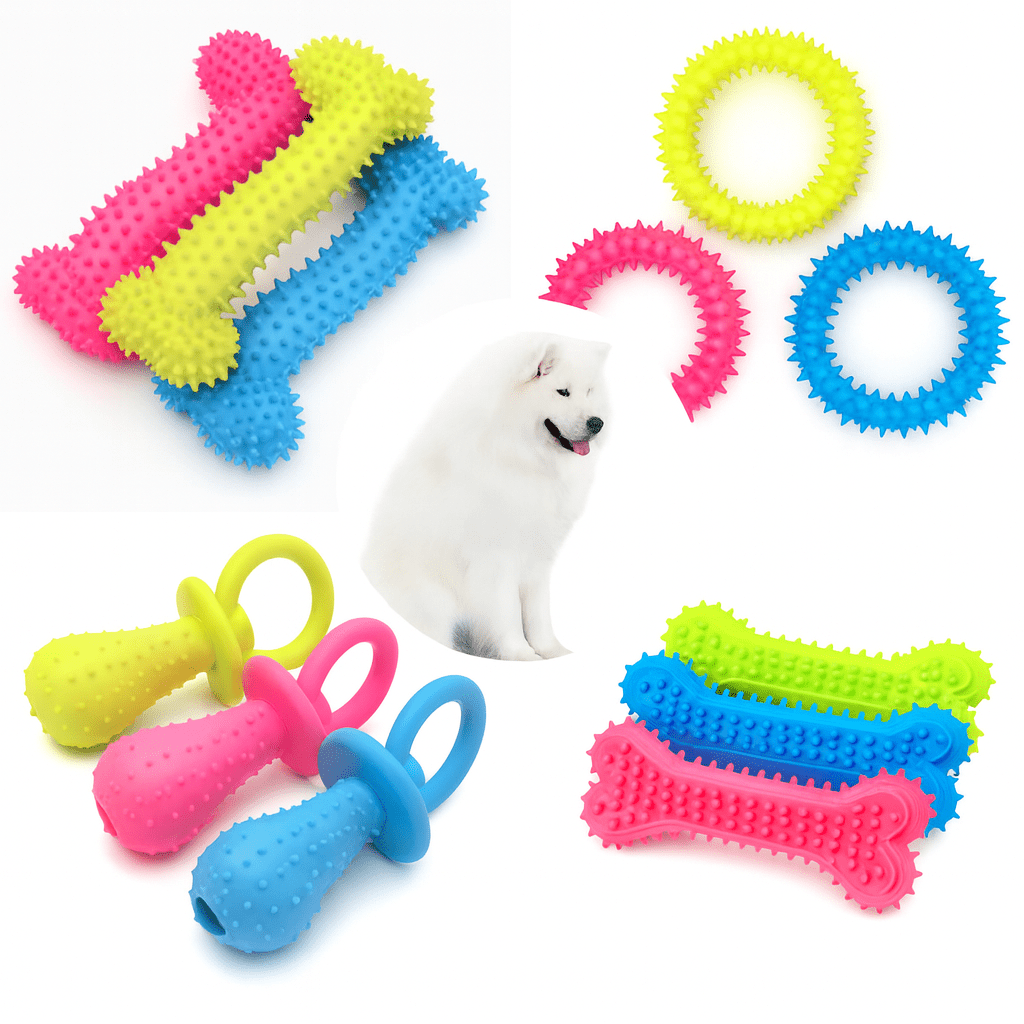 Rubber Chew Toy for Small Dogs – Durable Bite - Resistant - Onlytenbucks.com