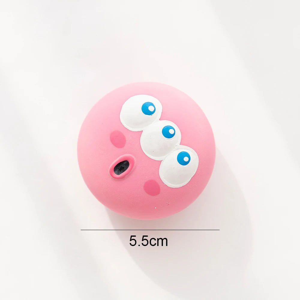Rubber Squeaky Ball Dog Toy – Bite - Resistant Chew Ball - Onlytenbucks.com