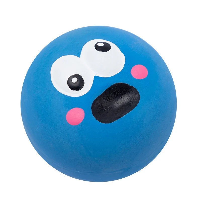 Rubber Squeaky Ball Dog Toy – Bite - Resistant Chew Ball - Onlytenbucks.com