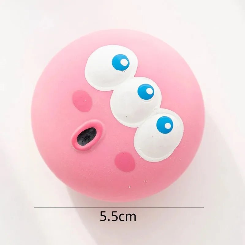 Rubber Squeaky Ball Dog Toy – Bite - Resistant Chew Ball - Onlytenbucks.com
