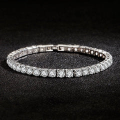 S925 Sterling Silver Tennis Bracelet – Zirconia Chain - Onlytenbucks.com