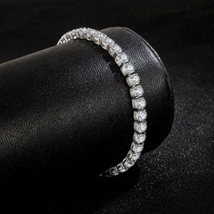 S925 Sterling Silver Tennis Bracelet – Zirconia Chain - Onlytenbucks.com