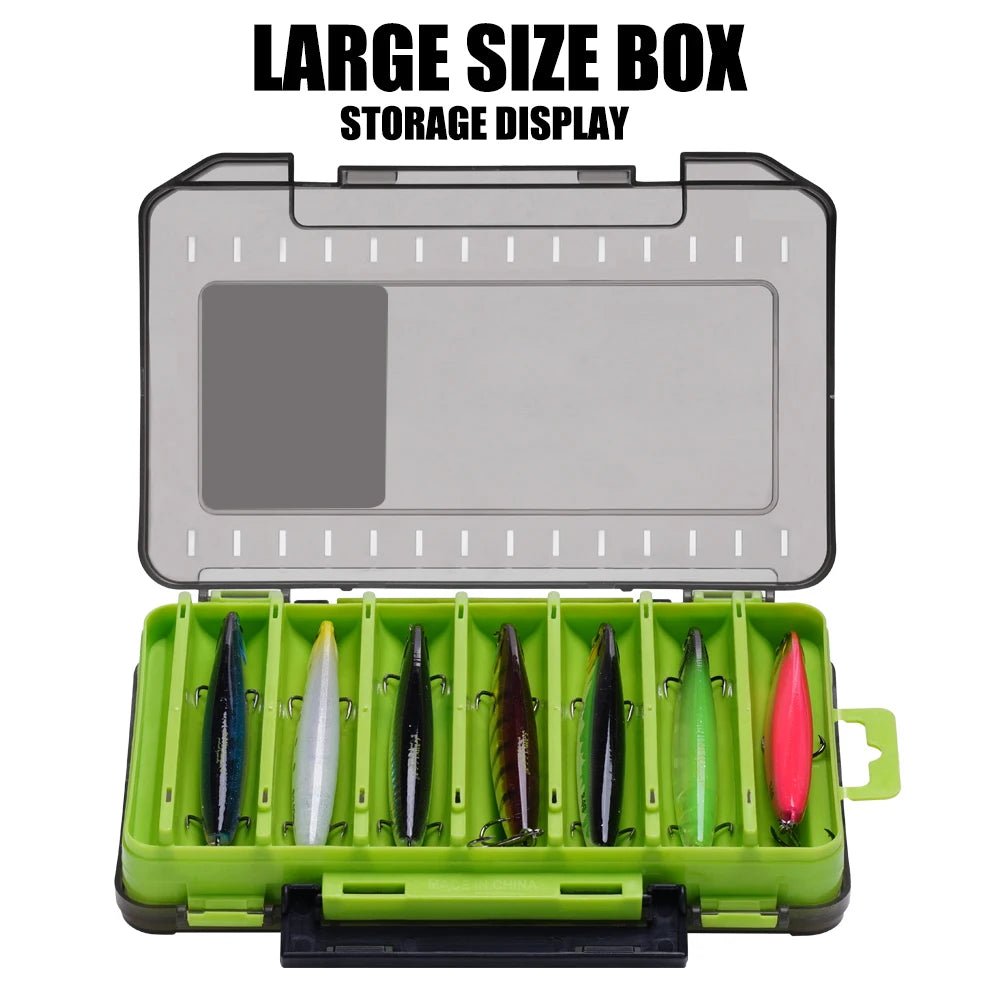 SAMOLLA Double-Sided Compact Tackle Box - Streamline Fishing with Durable, Versatile Organizer - Onlytenbucks.com