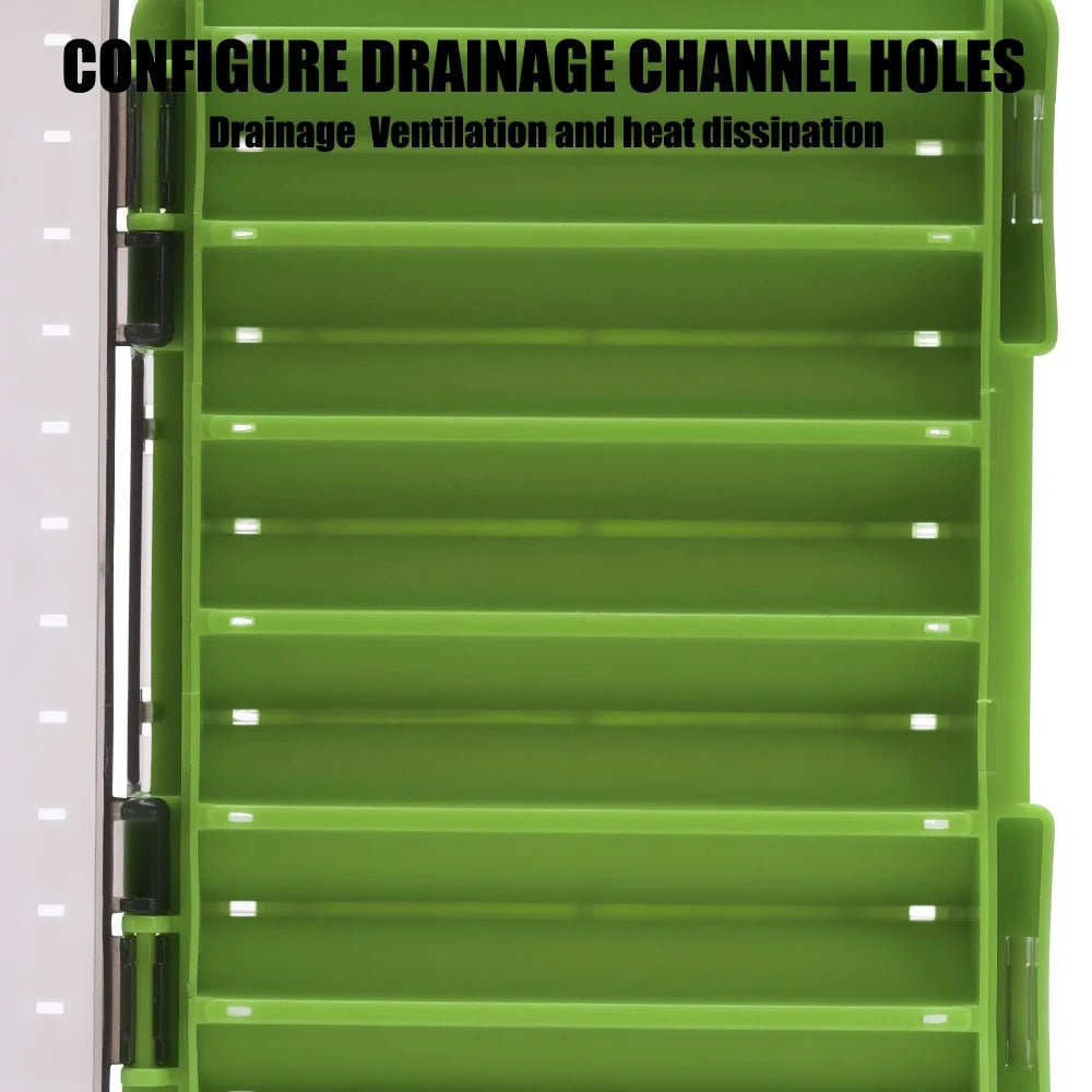 SAMOLLA Double-Sided Compact Tackle Box - Streamline Fishing with Durable, Versatile Organizer - Onlytenbucks.com