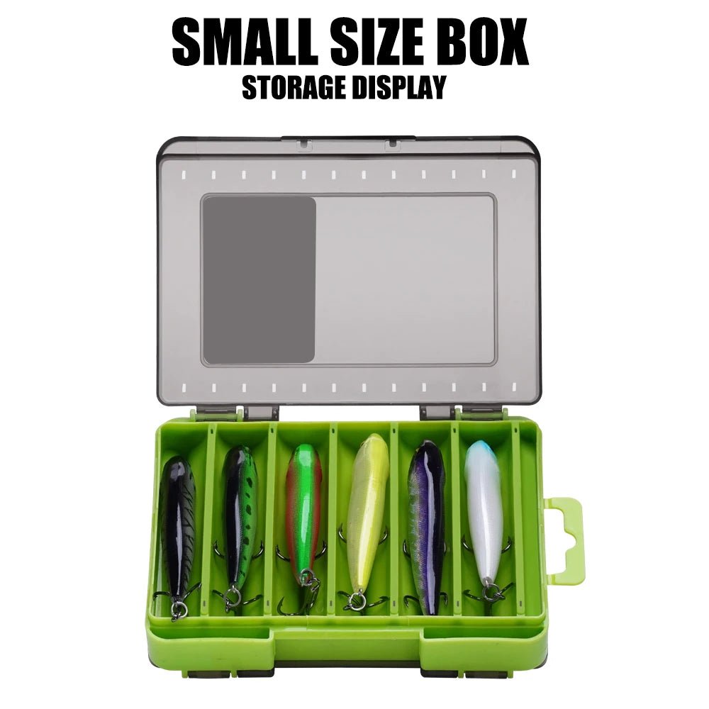 SAMOLLA Double-Sided Compact Tackle Box - Streamline Fishing with Durable, Versatile Organizer - Onlytenbucks.com
