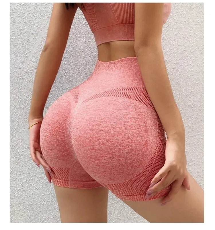 Seamless High Waist Yoga Shorts – Quick - Dry Stretch Fit - Onlytenbucks.com