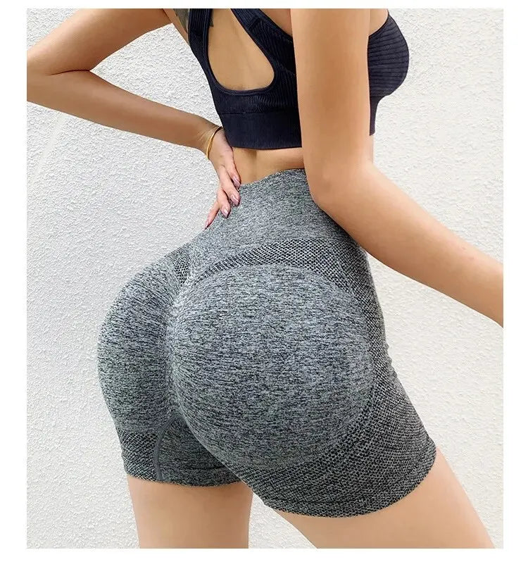 Seamless High Waist Yoga Shorts – Quick - Dry Stretch Fit - Onlytenbucks.com