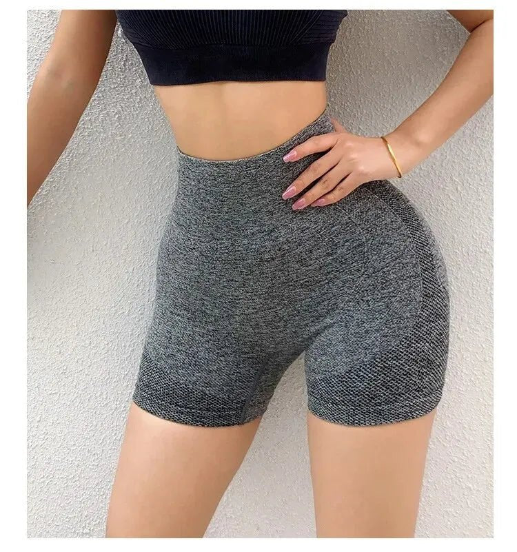 Seamless High Waist Yoga Shorts – Quick - Dry Stretch Fit - Onlytenbucks.com