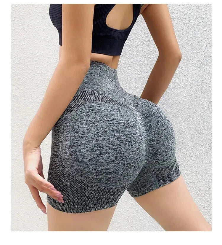 Seamless High Waist Yoga Shorts – Quick - Dry Stretch Fit - Onlytenbucks.com