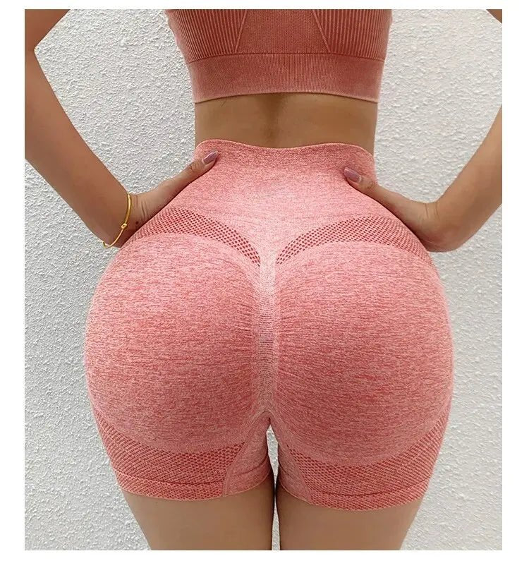 Seamless High Waist Yoga Shorts – Quick - Dry Stretch Fit - Onlytenbucks.com