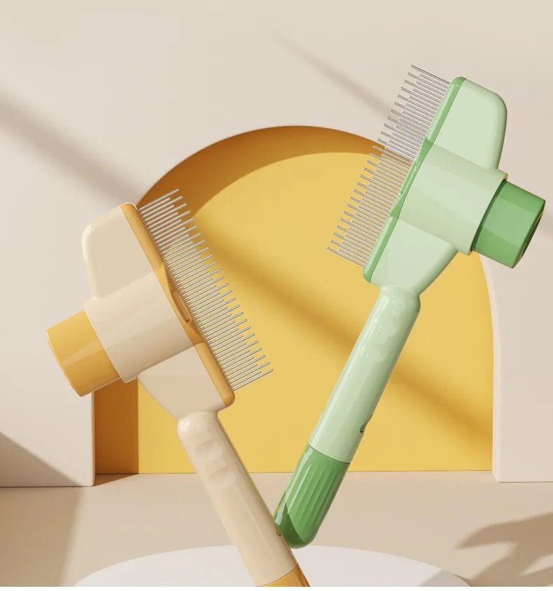 Self - Cleaning Pet Comb – Stainless Steel Grooming Brush - Onlytenbucks.com
