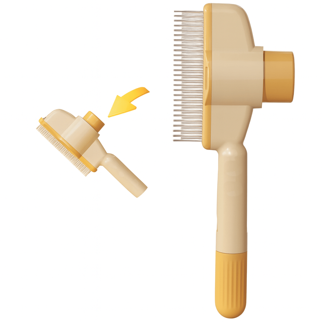 Self - Cleaning Pet Comb – Stainless Steel Grooming Brush - Onlytenbucks.com