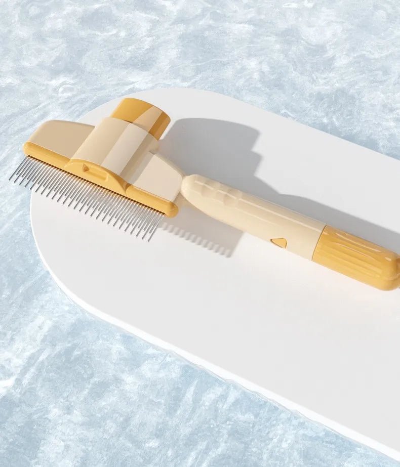Self - Cleaning Pet Comb – Stainless Steel Grooming Brush - Onlytenbucks.com