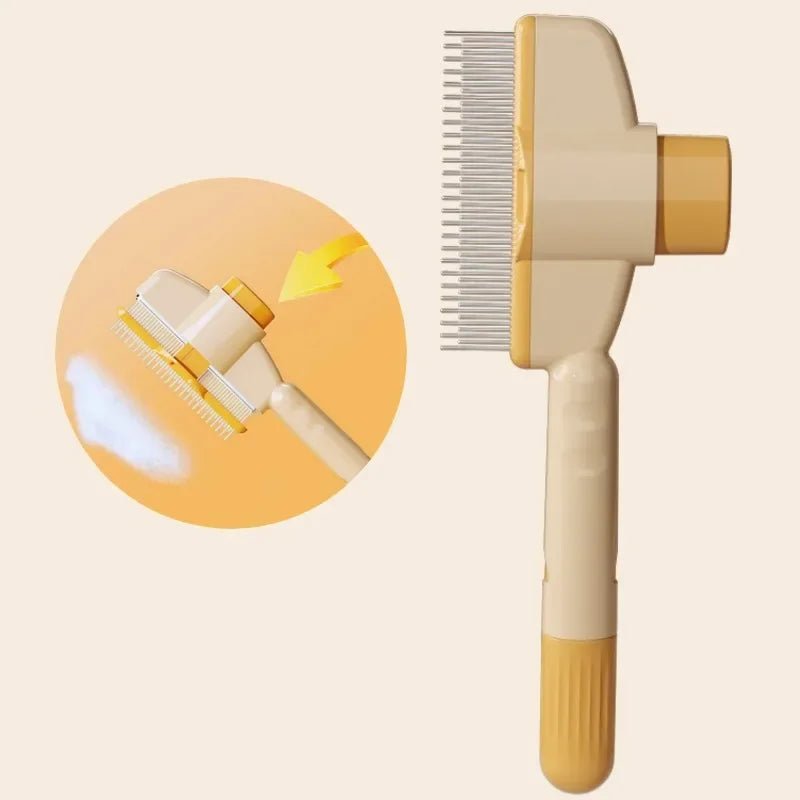 Self - Cleaning Pet Comb – Stainless Steel Grooming Brush - Onlytenbucks.com