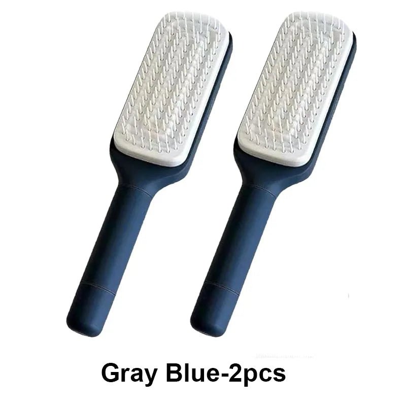 Self - Cleaning Retractable Hairbrush – Anti - Static Scalp Massage Comb - Onlytenbucks.com