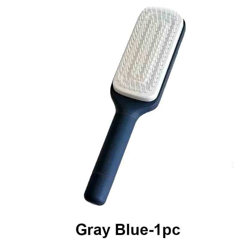 Self - Cleaning Retractable Hairbrush – Anti - Static Scalp Massage Comb - Onlytenbucks.com