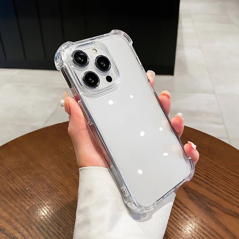 Shockproof Transparent Phone Case – Clear Silicone Bumper Cover - Onlytenbucks.com