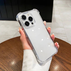 Shockproof Transparent Phone Case – Clear Silicone Bumper Cover - Onlytenbucks.com