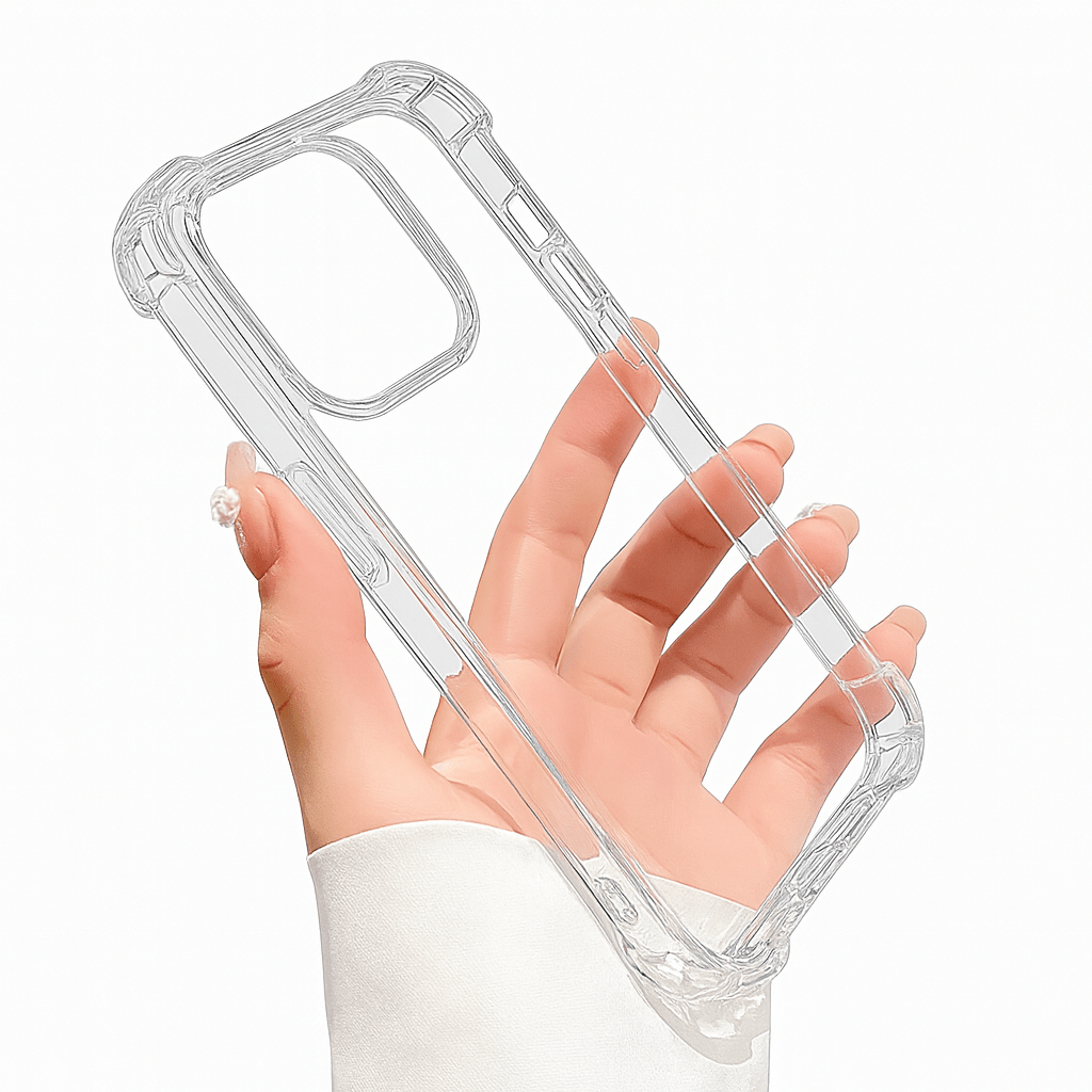 Shockproof Transparent Phone Case – Clear Silicone Bumper Cover - Onlytenbucks.com