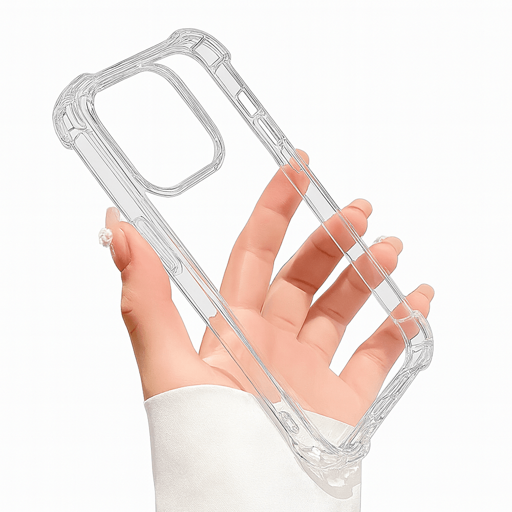 Shockproof Transparent Phone Case – Clear Silicone Bumper Cover - Onlytenbucks.com
