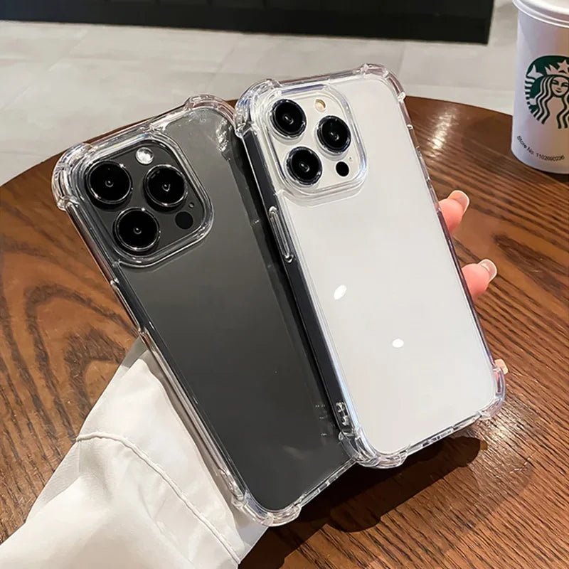 Shockproof Transparent Phone Case – Clear Silicone Bumper Cover - Onlytenbucks.com