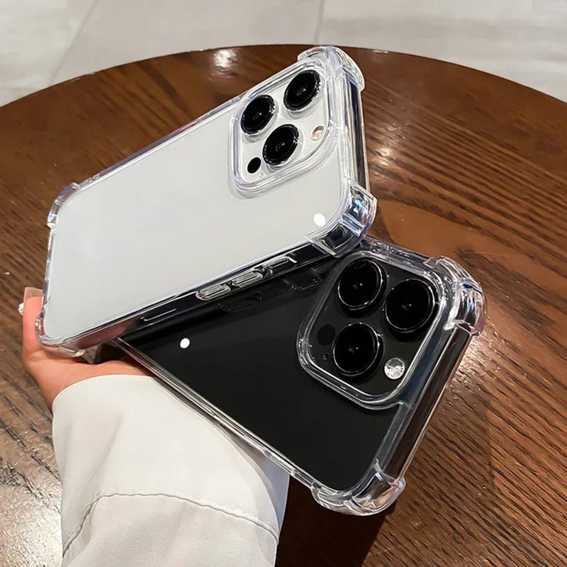 Shockproof Transparent Phone Case – Clear Silicone Bumper Cover - Onlytenbucks.com