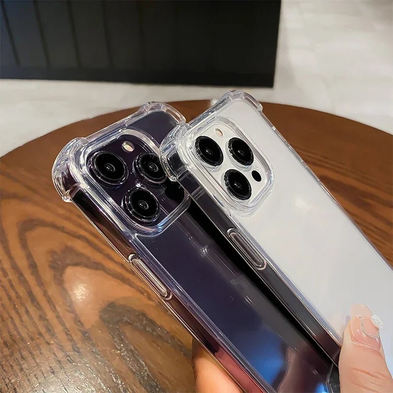 Shockproof Transparent Phone Case – Clear Silicone Bumper Cover - Onlytenbucks.com
