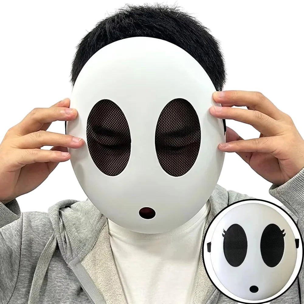 Shy Guy Mask Cosplay – Halloween Costume Prop - Onlytenbucks.com