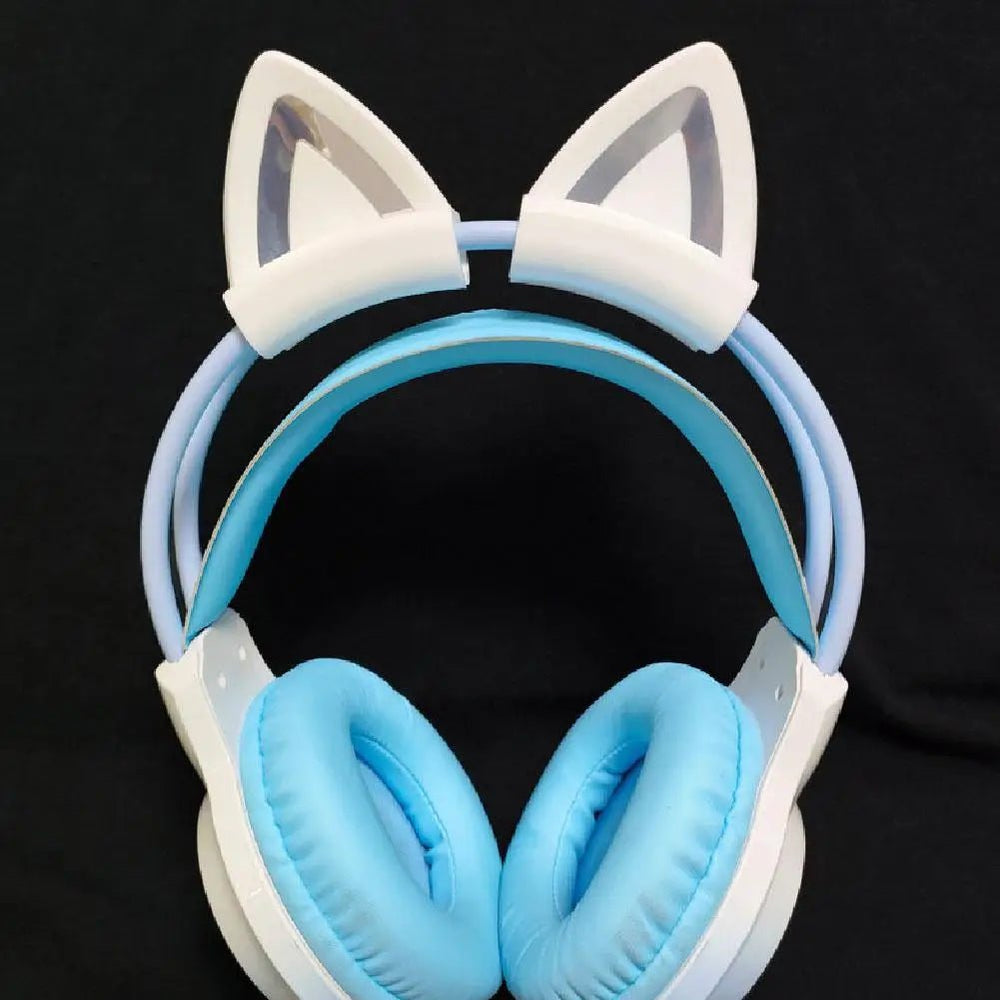 Silicone Cat Ears for Headphones – Cute Clip - On Gamer - Onlytenbucks.com