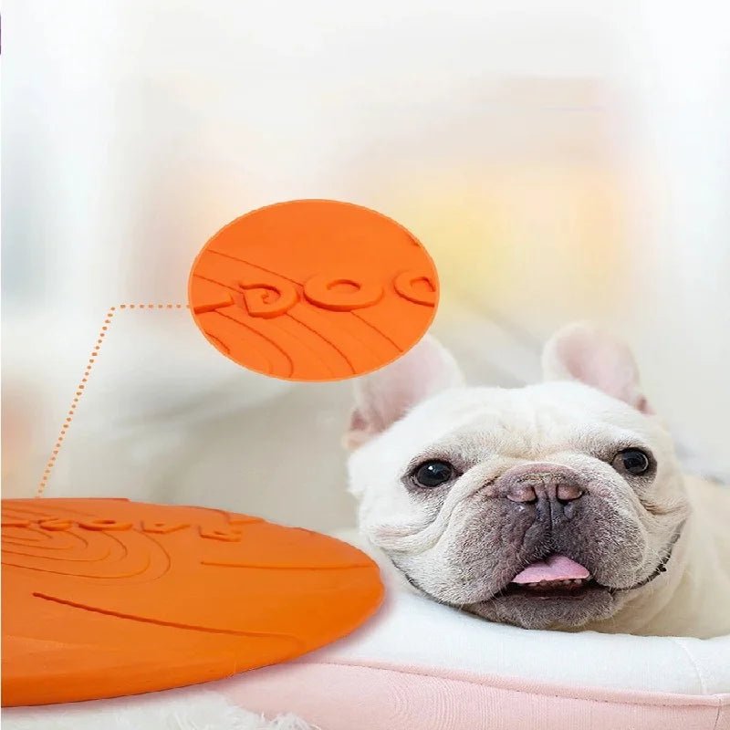 Silicone Dog Flying Disk Toy – Eco - Friendly Anti - Chew Frisbee - Onlytenbucks.com
