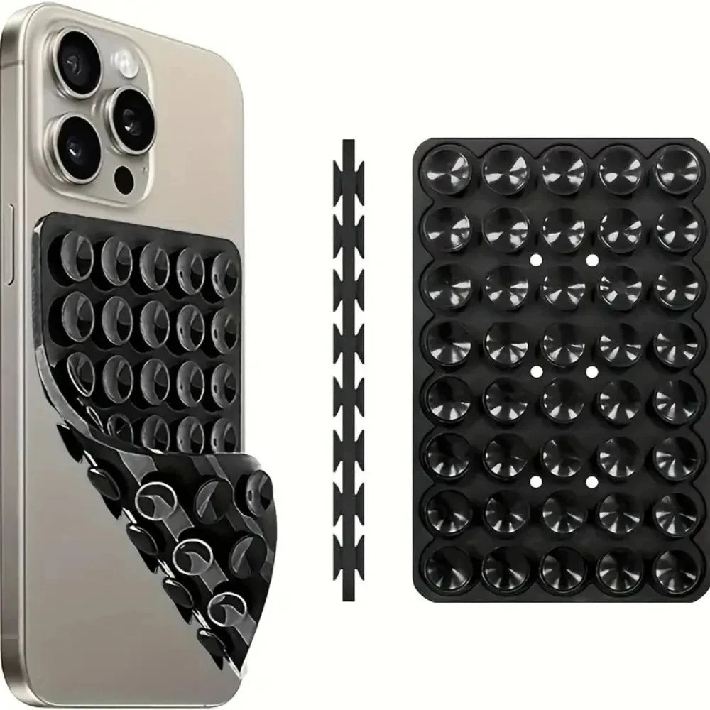 Silicone Suction Phone Holder – Wall Mount Bracket - Onlytenbucks.com