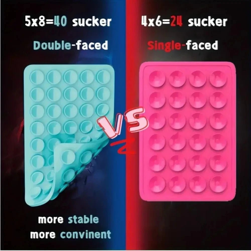 Silicone Suction Phone Holder – Wall Mount Bracket - Onlytenbucks.com