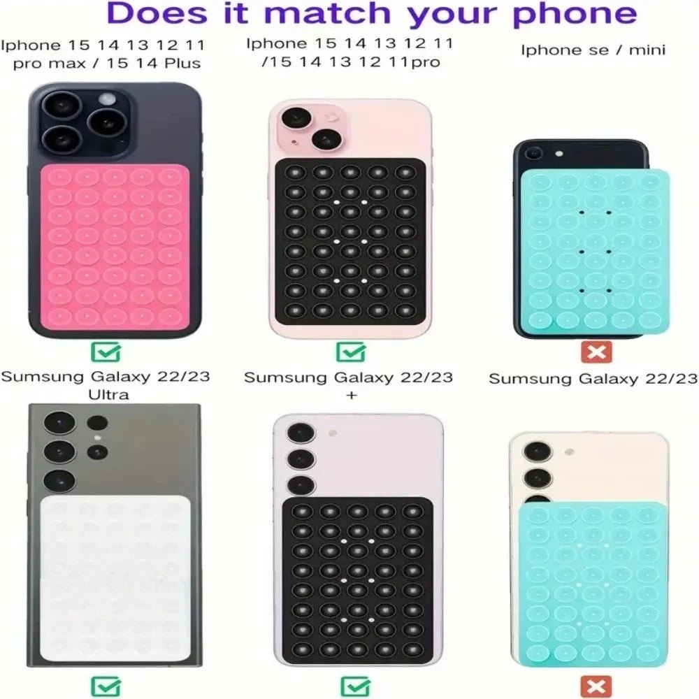 Silicone Suction Phone Holder – Wall Mount Bracket - Onlytenbucks.com