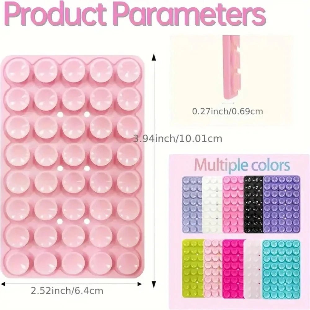 Silicone Suction Phone Holder – Wall Mount Bracket - Onlytenbucks.com