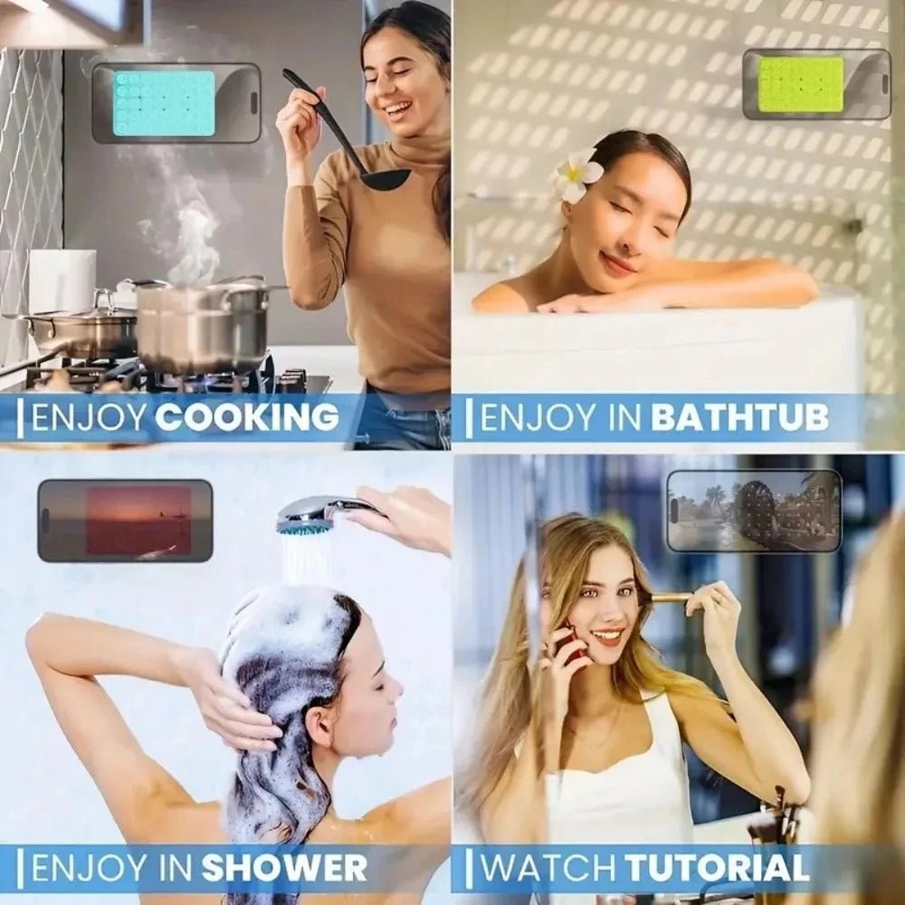 Silicone Suction Phone Holder – Wall Mount Bracket - Onlytenbucks.com