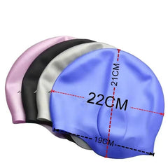 Silicone Swimming Cap with Ear Protection – Waterproof, Comfortable Fit - Onlytenbucks.com