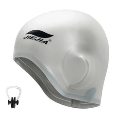 Silicone Swimming Cap with Ear Protection – Waterproof, Comfortable Fit - Onlytenbucks.com